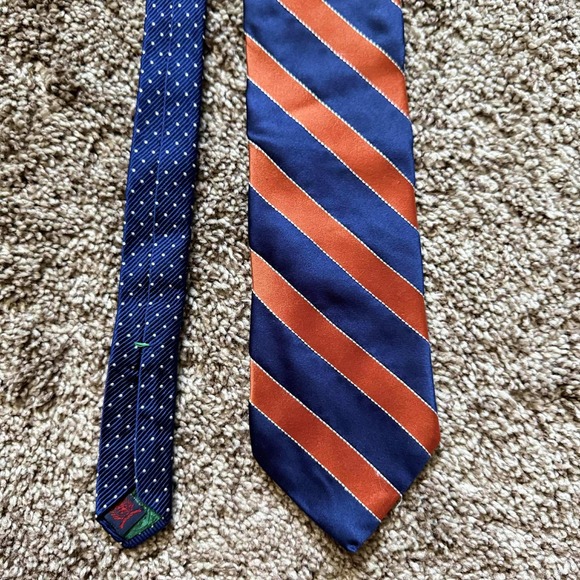 Tommy Hilfiger Silk Necktie Striped &‎ Polka Dot Classic Business - Picture 4 of 5